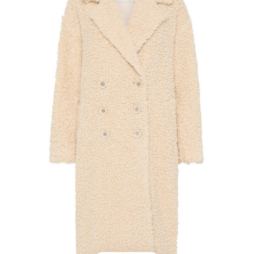 Aje Cream Teddy Jacket